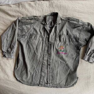 Vintage French Pam Company Embroidered Shirt (One-of-a-kind)